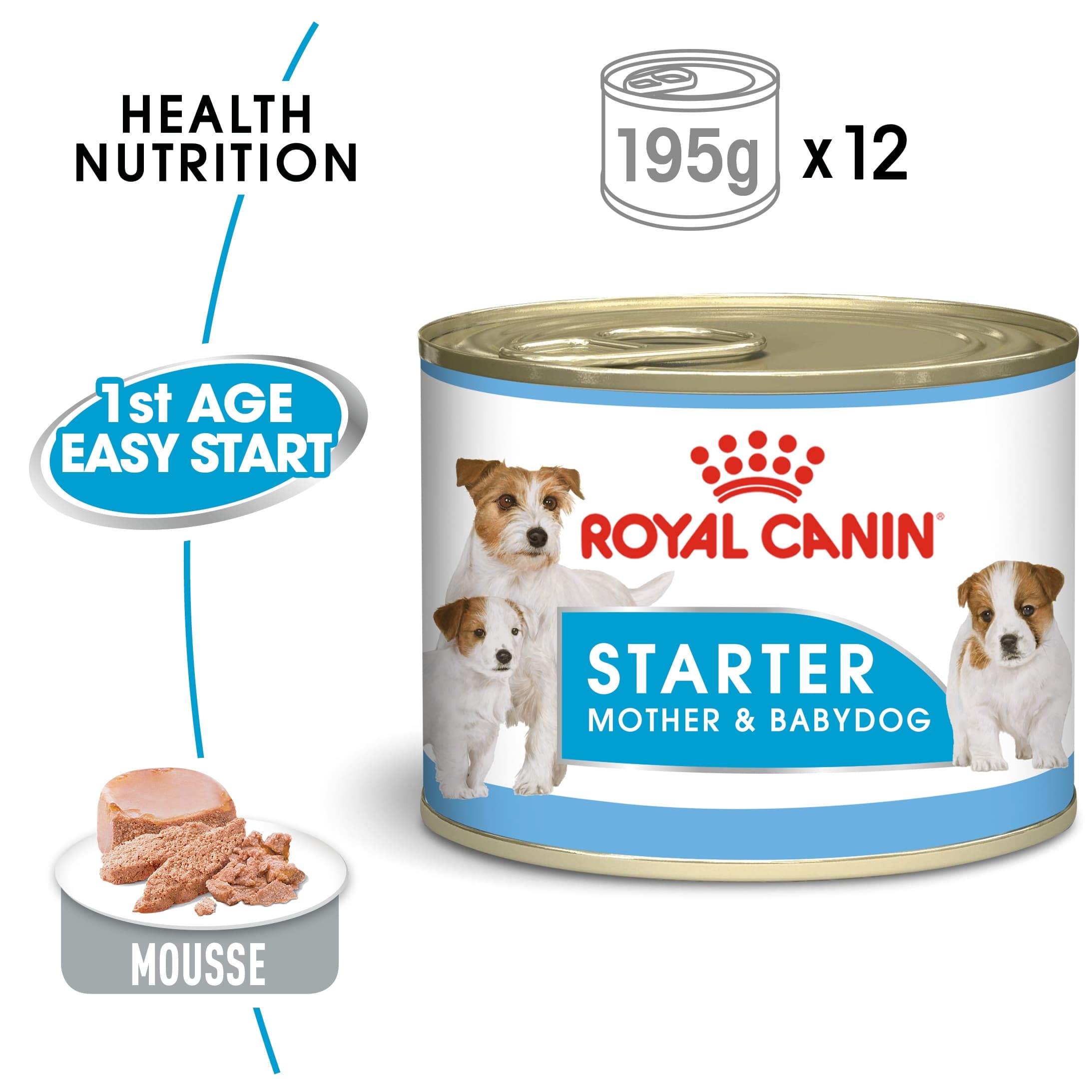 Royal Canin Canine Health Nutrition Starter Mousse (WET FOOD - Cans)