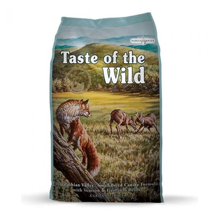 Taste of the Wild Appalachian Valley small breed Canine Recipe with Venison & Garbanzo Beans 12.2kg