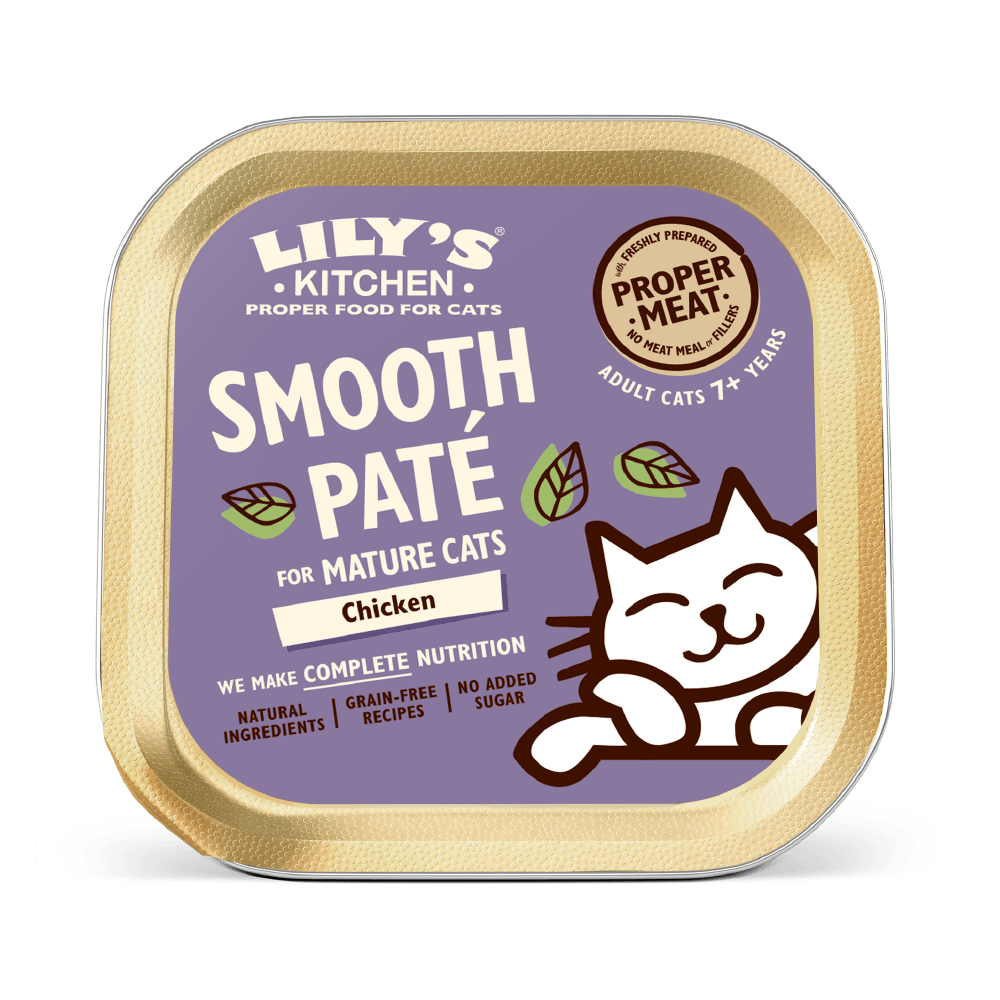 Lily's Kitchen Chicken Paté for Mature Cats Wet Food (85g)