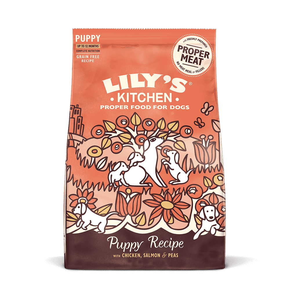 Lily's Kitchen Puppy Recipe with Chicken, Salmon & Peas Dry Food (7kg)