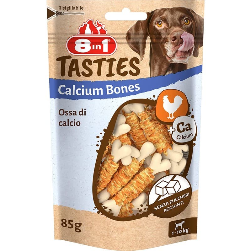 8in1 TASTY Calcium Bones 85g