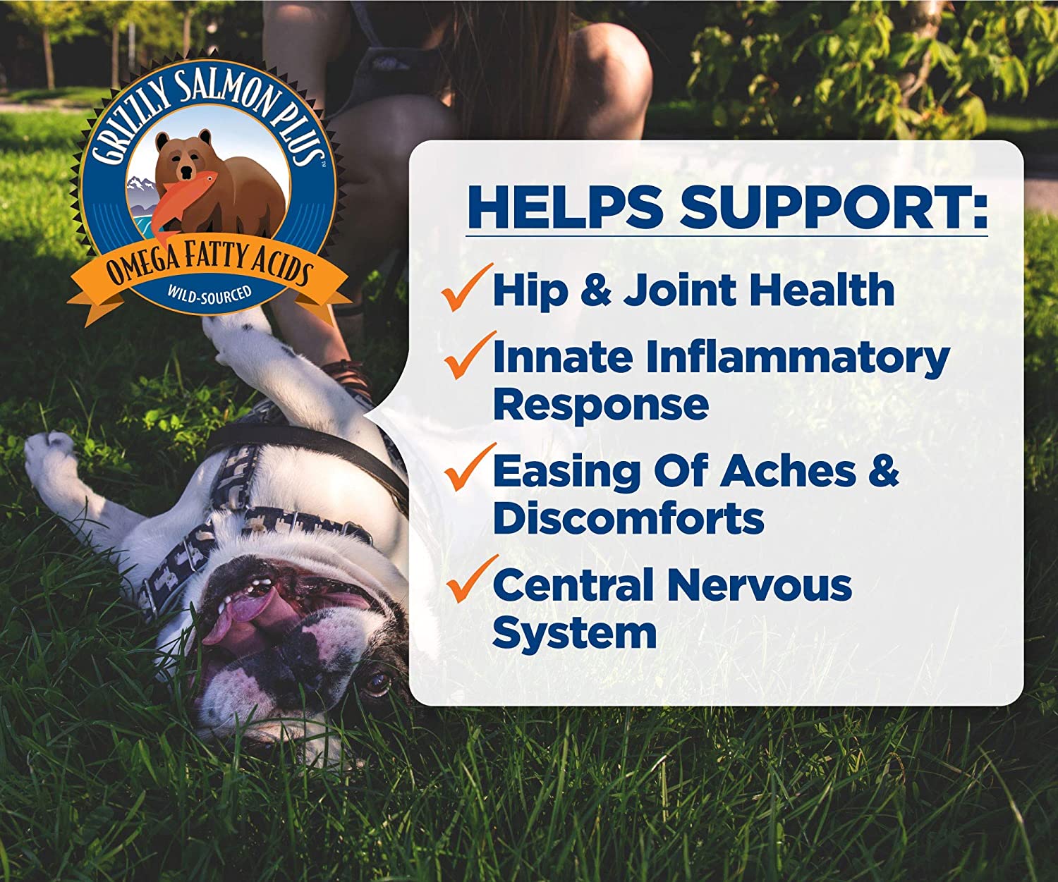 Grizzly Salmon Oil - Omega Plus - 4 oz