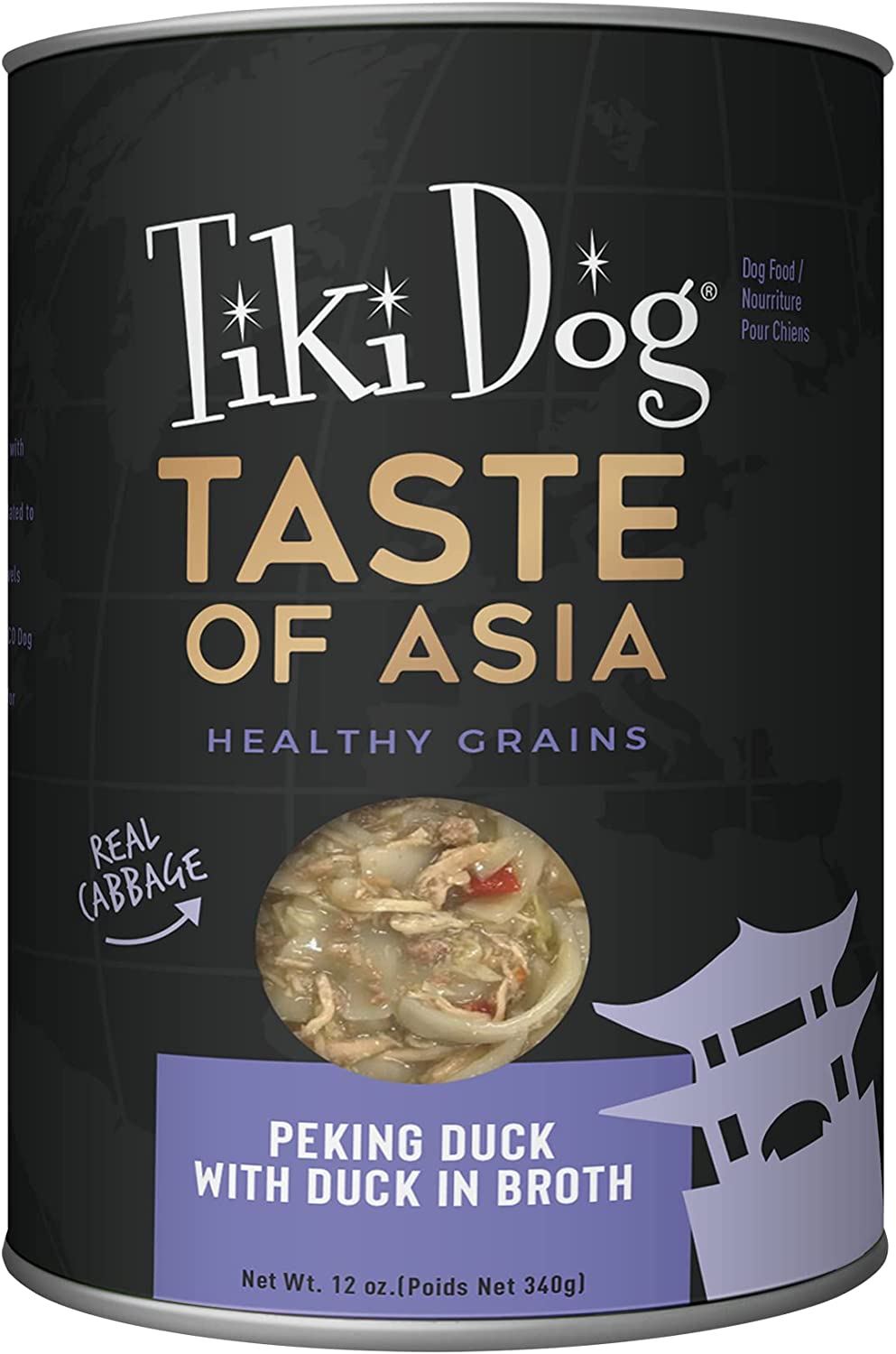 Tiki Dog Taste of Asia! Peking Duck 12oz can