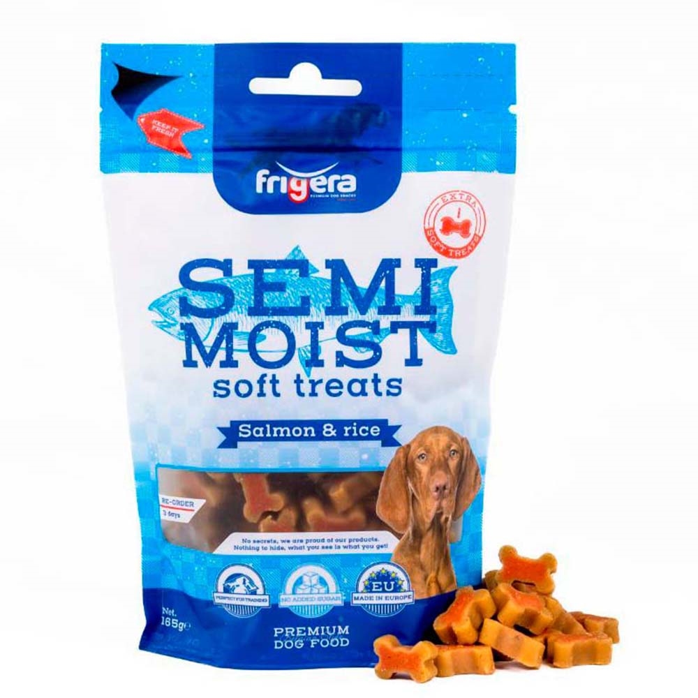 friGERA Semi-Moist Soft Treats Salmon & Rice 165g