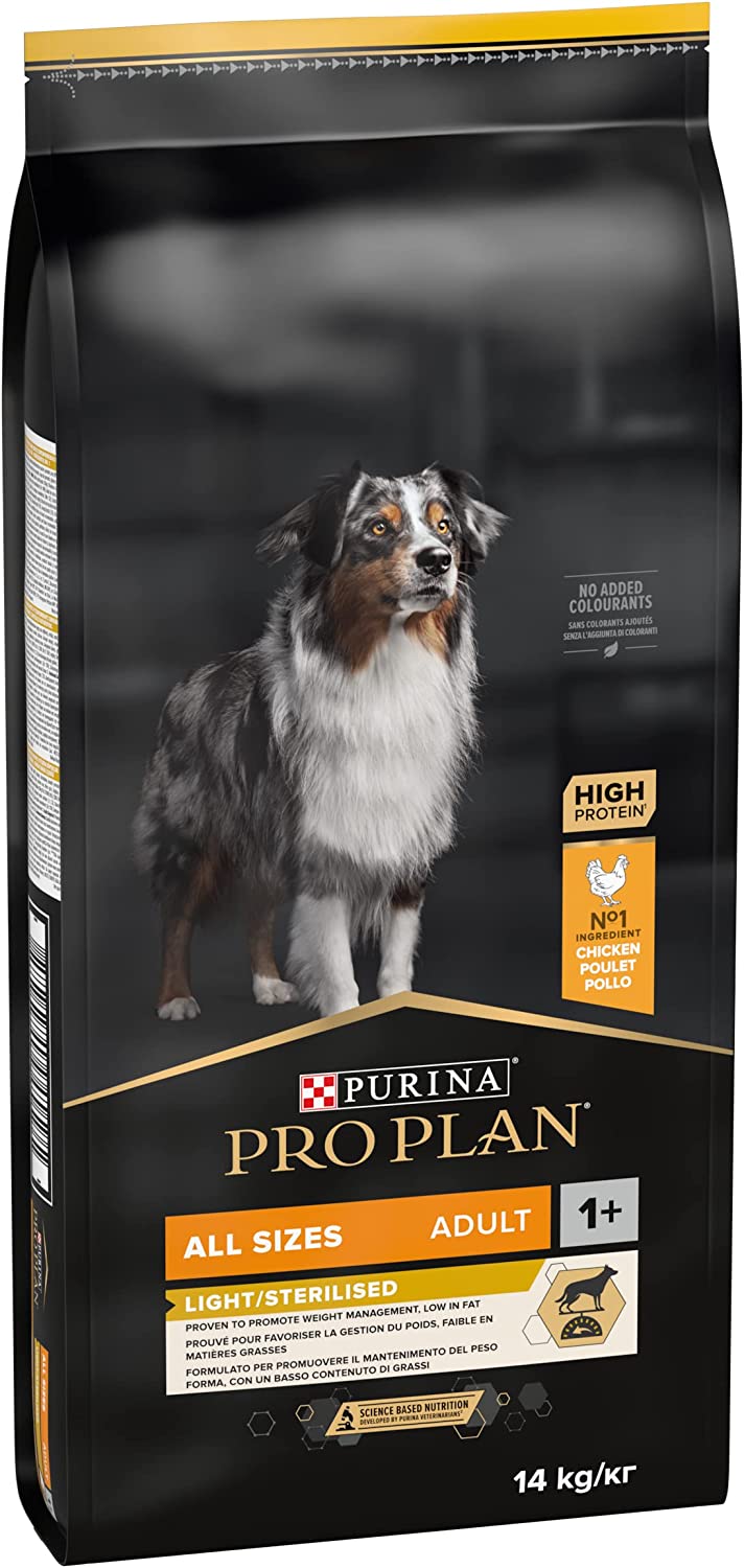 Purina Pro Plan All Size Adult Light Sterilised Dog Chicken 14Kg