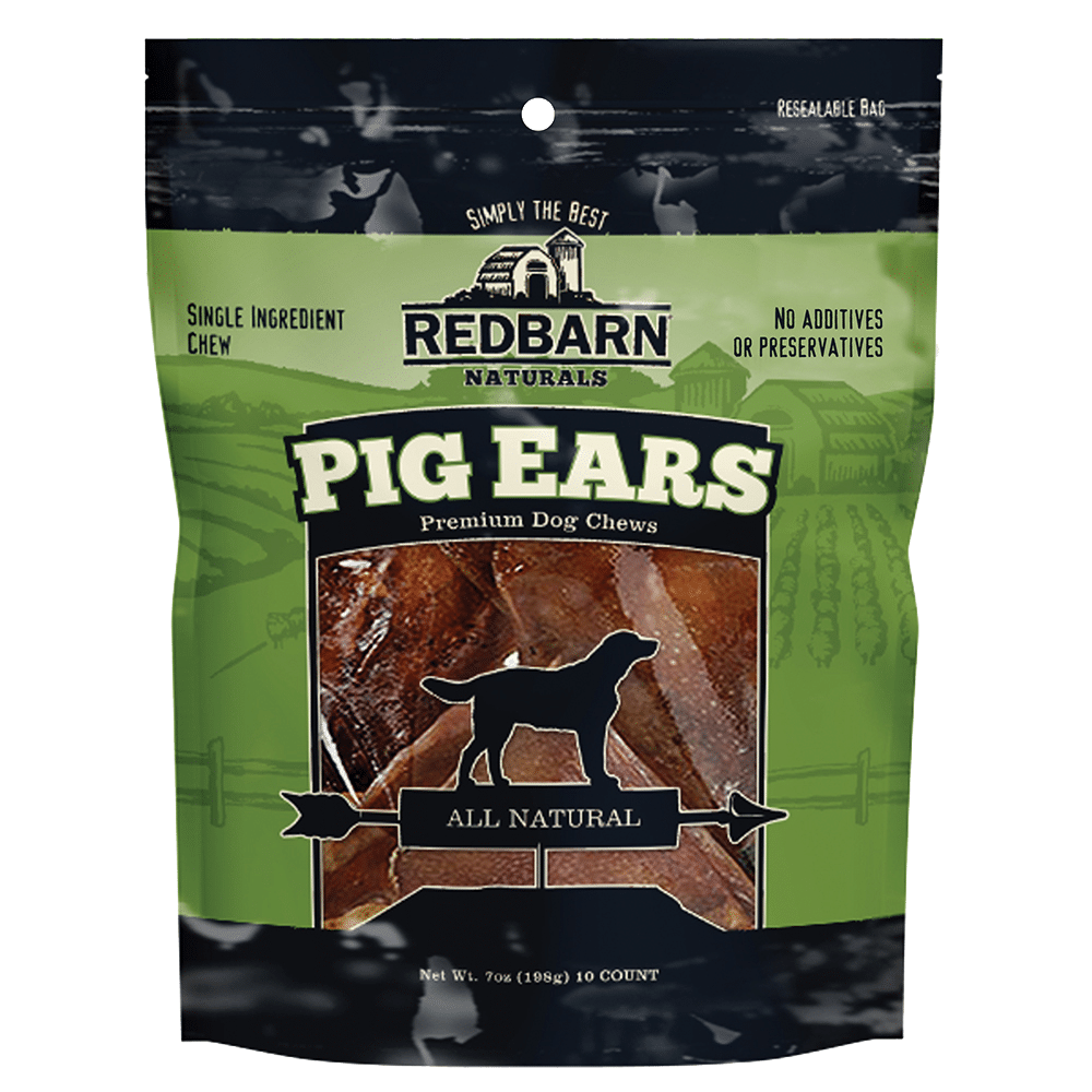 RedBarn Pig Ears Natural Wrapped