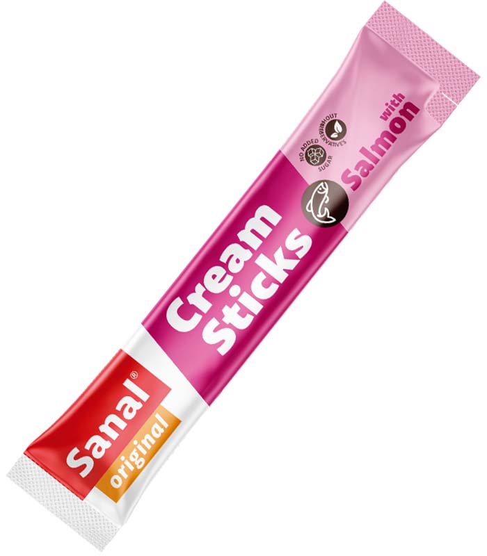 Sanal Cat Cream Sticks With Salmon 75G