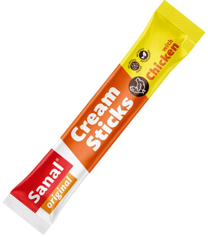 Sanal Cat Cream Sticks With Chicken 75G