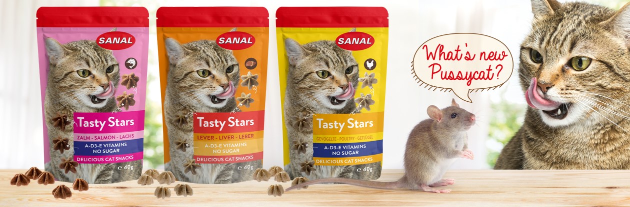 Sanal Cat Tasty Stars Poultry 40G
