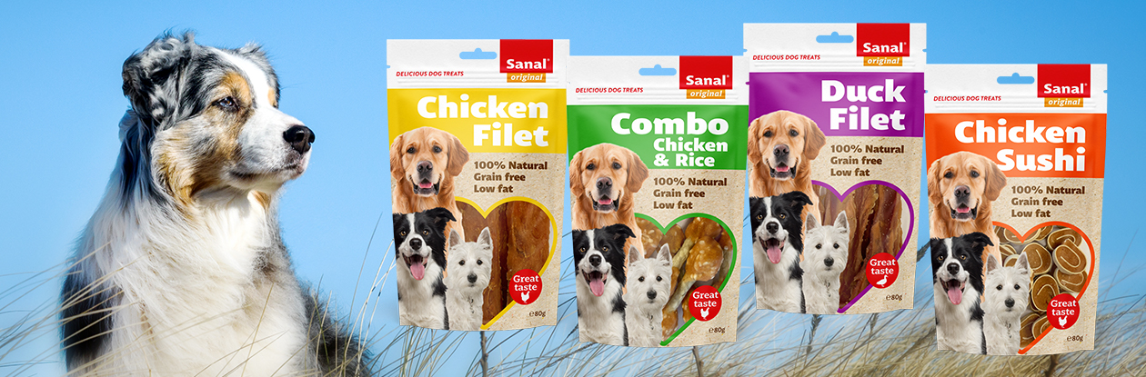 Sanal Dog Soft Sticks Beef