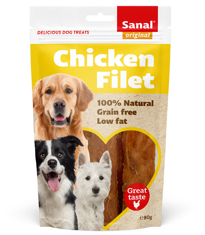 Sanal Dog Chicken Filet 80G