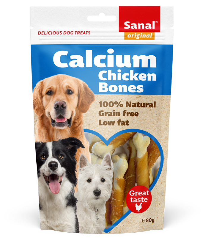 Sanal Dog Calcium Chicken Bones 80G