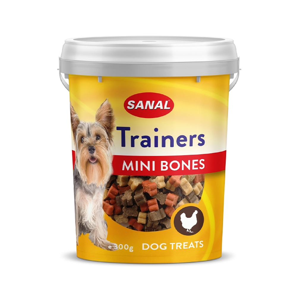 Sanal Dog Dog Trainers Mini Bones 300G