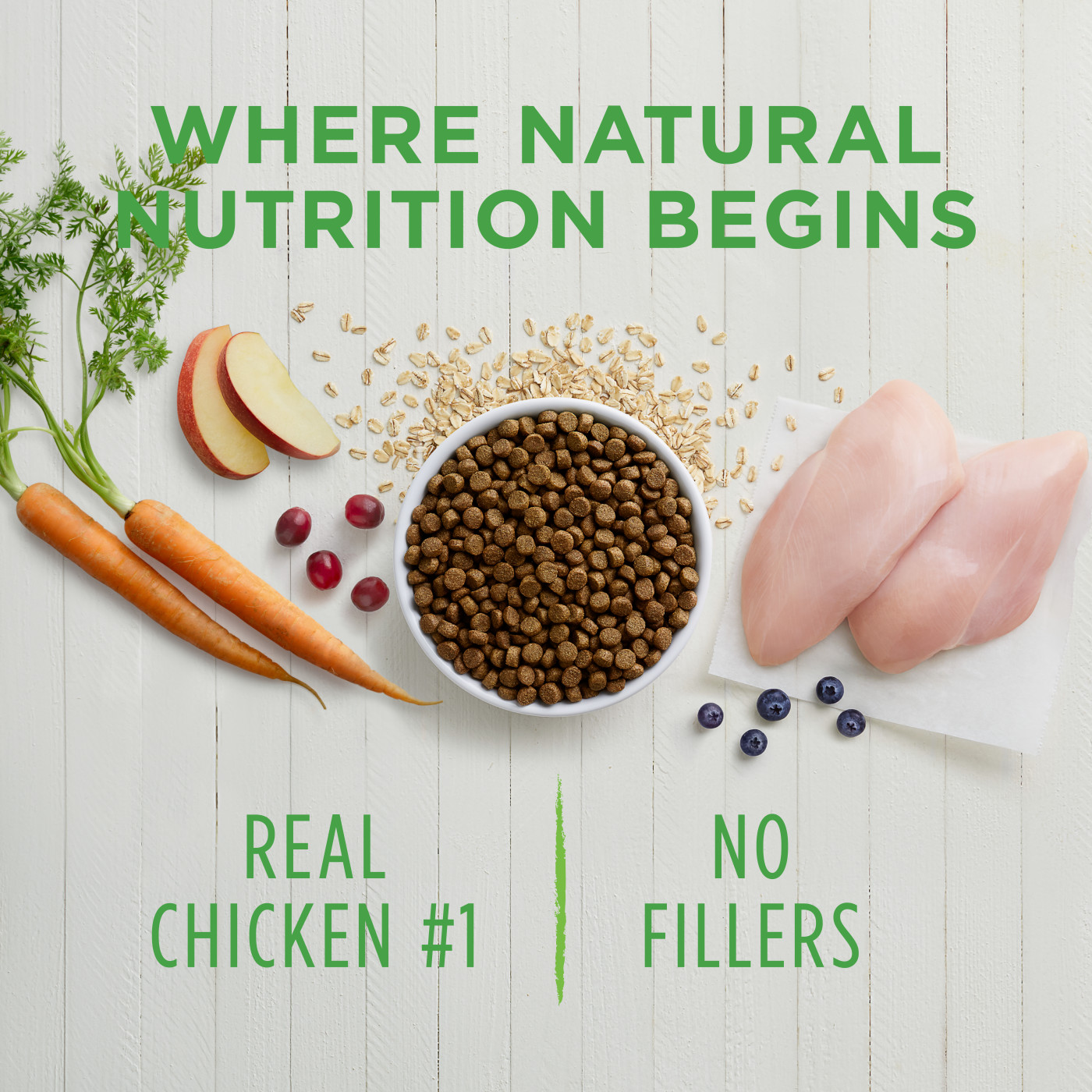 Instinct Be Natural Chicken & Brown Rice Kibble for Cats (13.3lbs)