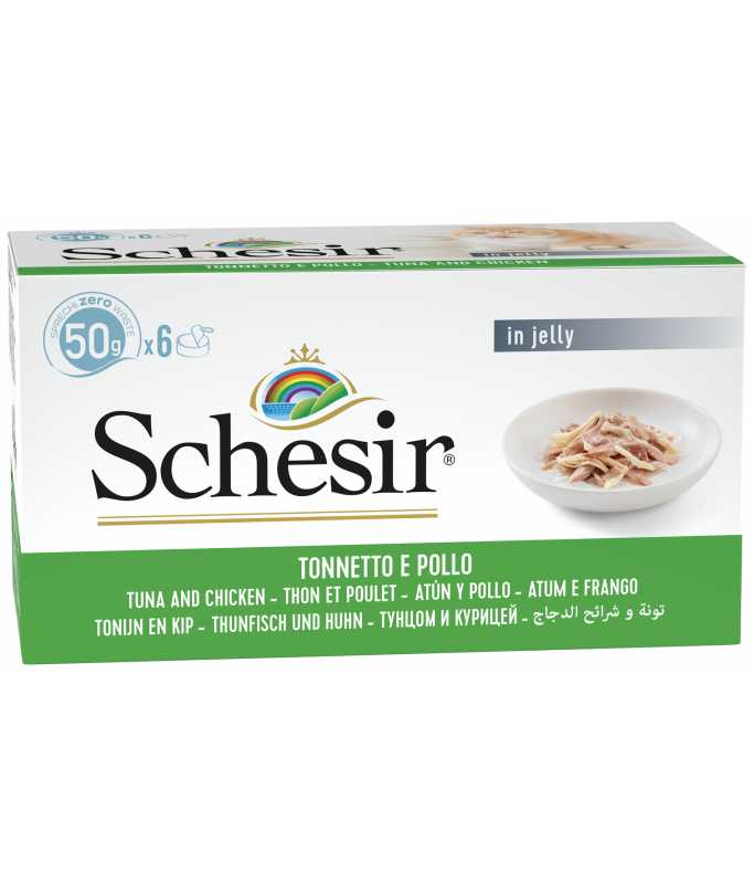 Schesir Cat Multipack Tuna with Chicken 6x50g can