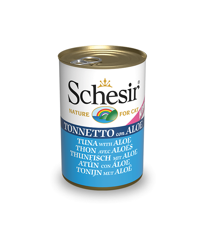 Schesir Cat Kitten Tuna With Aloe 140g can