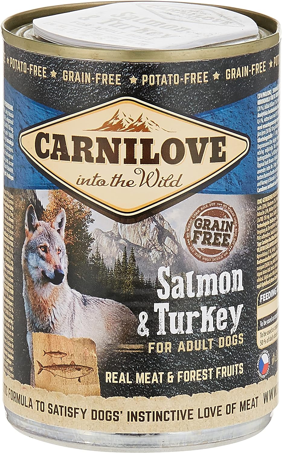 Carnilove Salmon & Turkey for Adult Dogs (Wet Food Cans) 400g