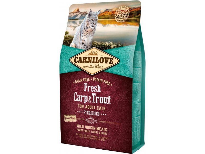 Carnilove Fresh Carp & Trout for Adult Cats 2kg