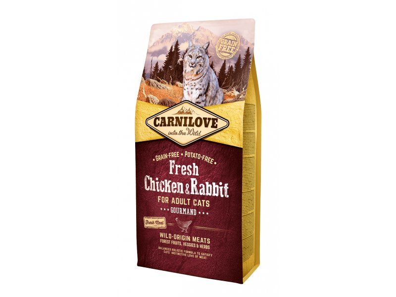 Carnilove Fresh Chicken & Rabbit for Adult Cats 6kg