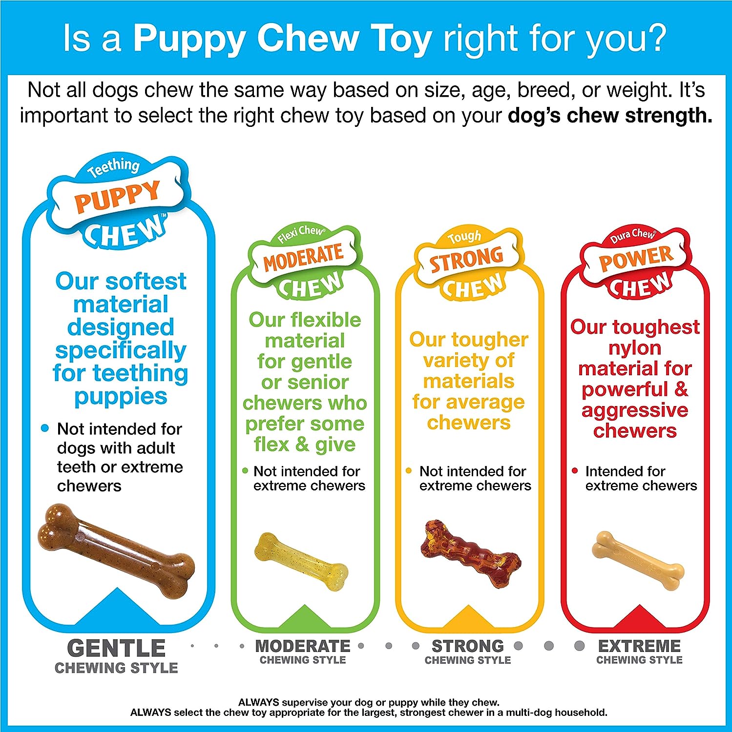 Nylabone Boomerang Chew, Bacon & Cheese Flavor Puppy