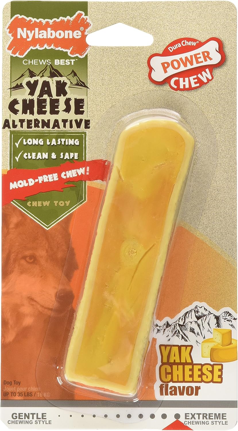Nylabone Dura Chew Animal Part Alternative Yak Cheese Flavor