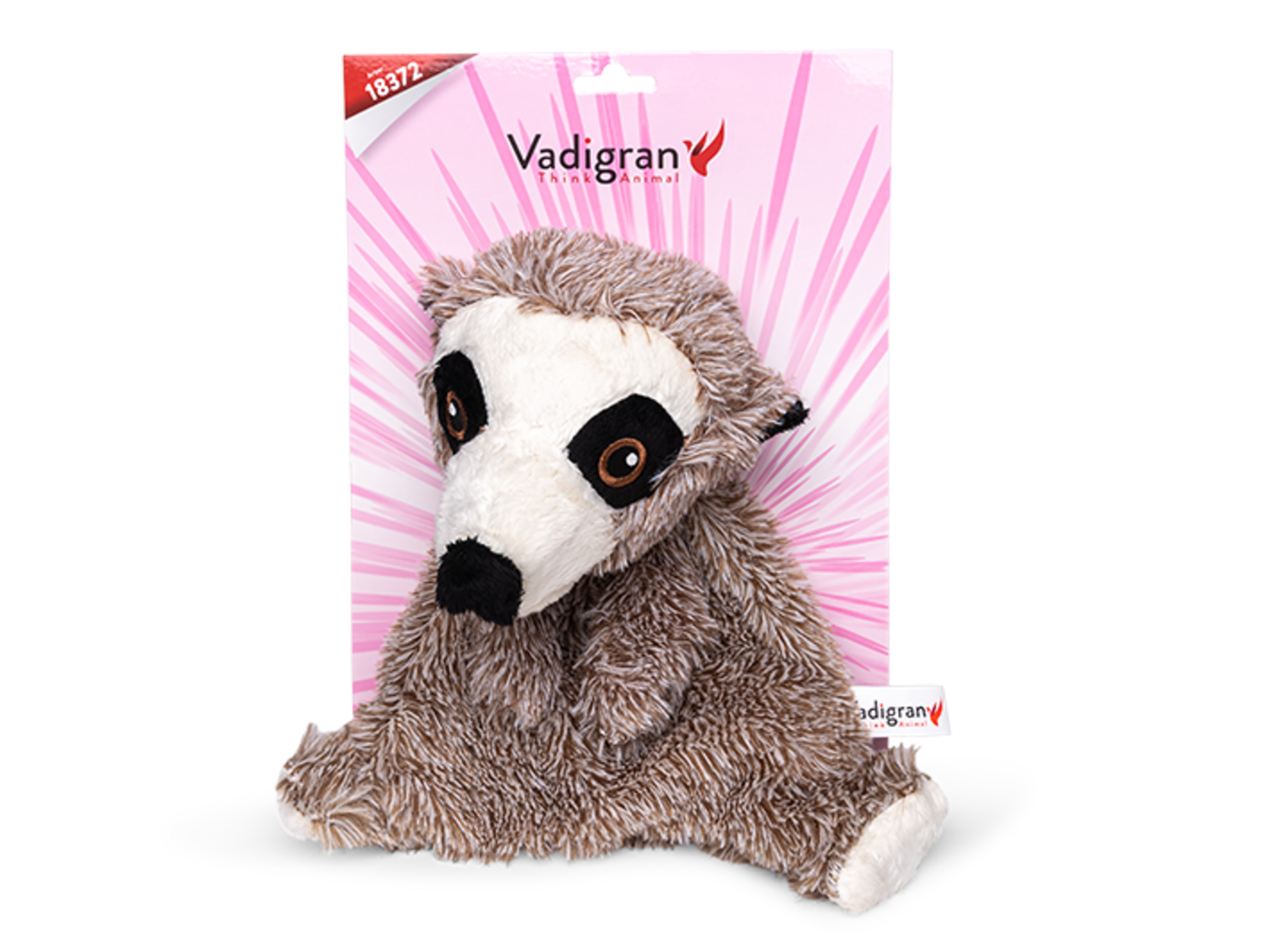 Vadigran Dog toy plush Crinkie badger 26cm