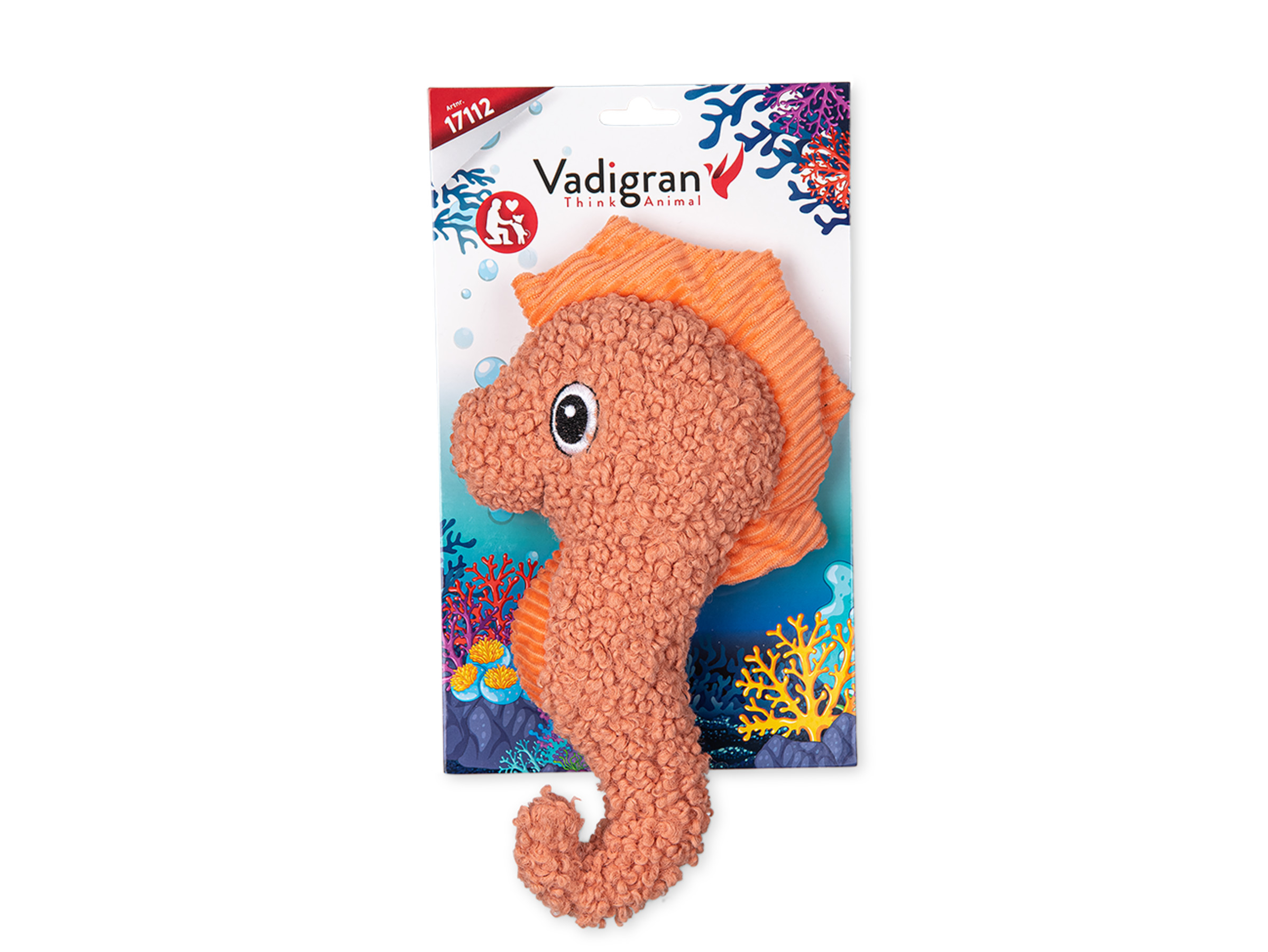 Vadigran Dog toy plush Zita the sea horse 28cm