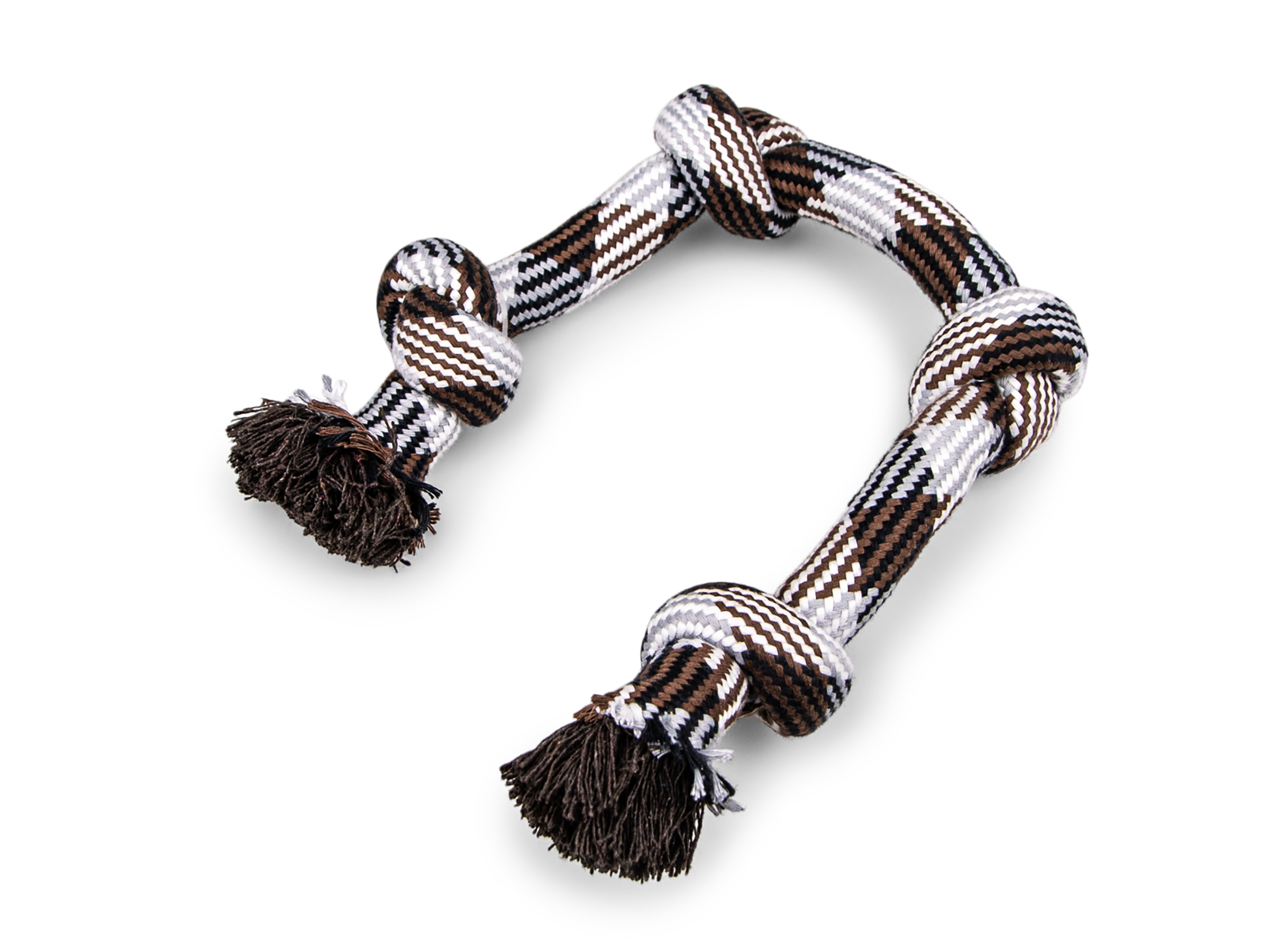Vadigran Cotton rope 4 knots brown 260g 58cm