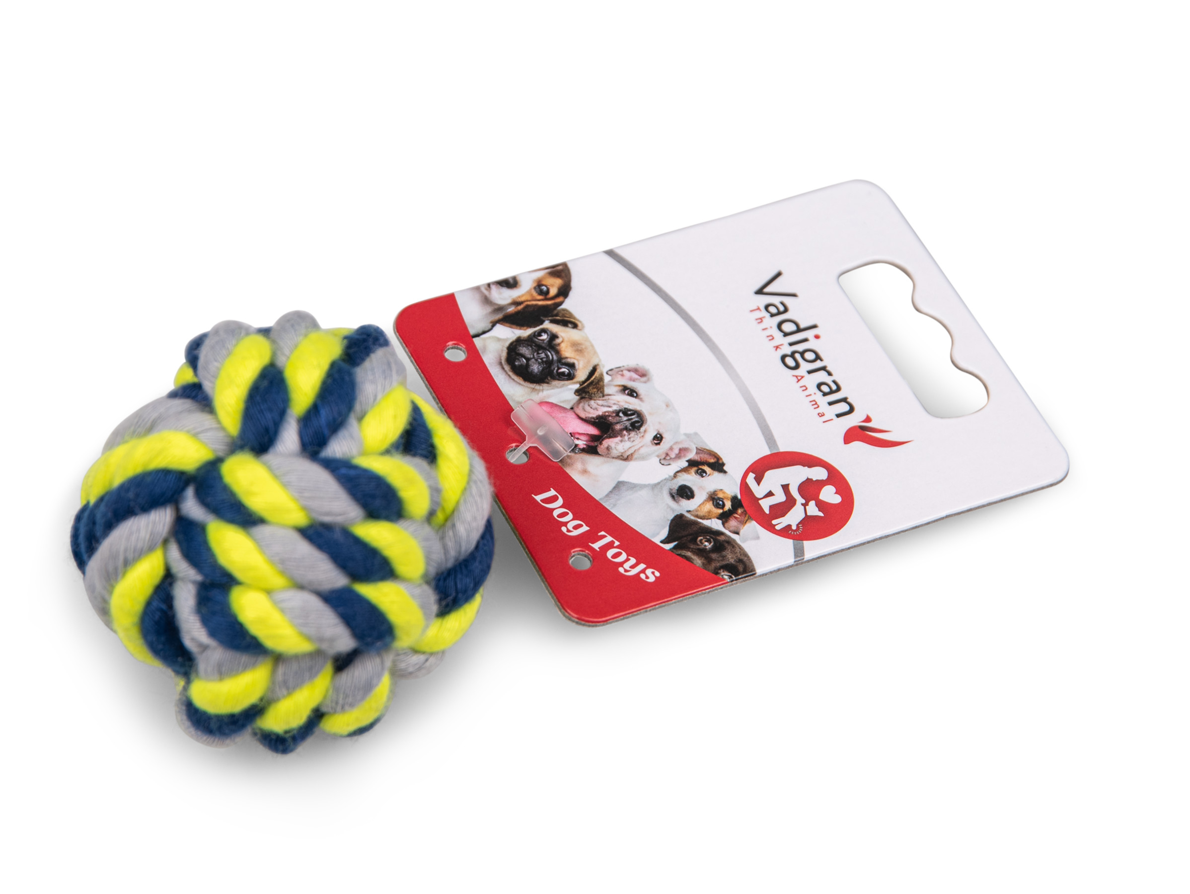 Vadigran Cotton ball blue-yellow 50g Ø5,5cm