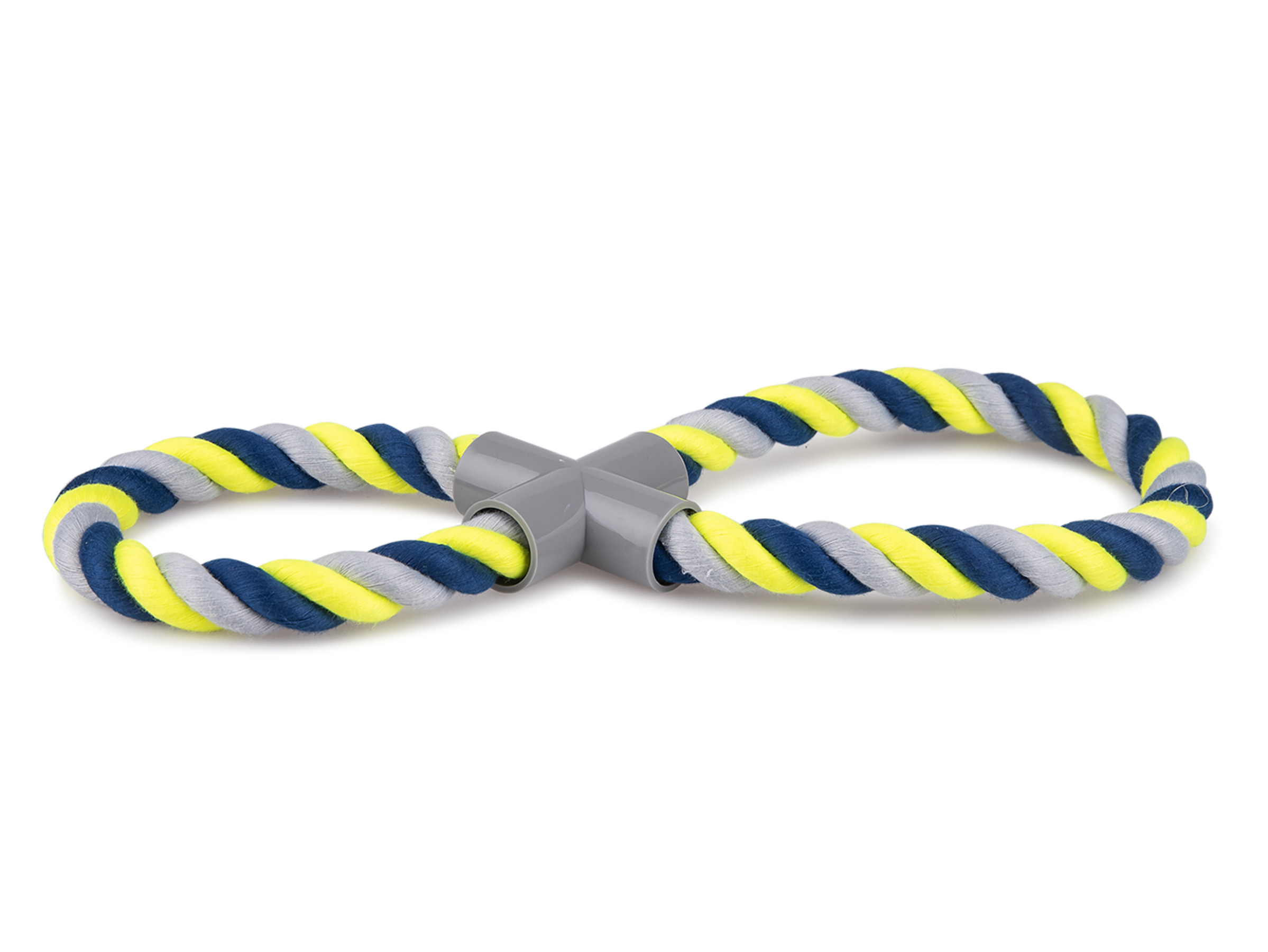 Vadigran Cotton rope 8-shaped blue-yellow 250g 35cm