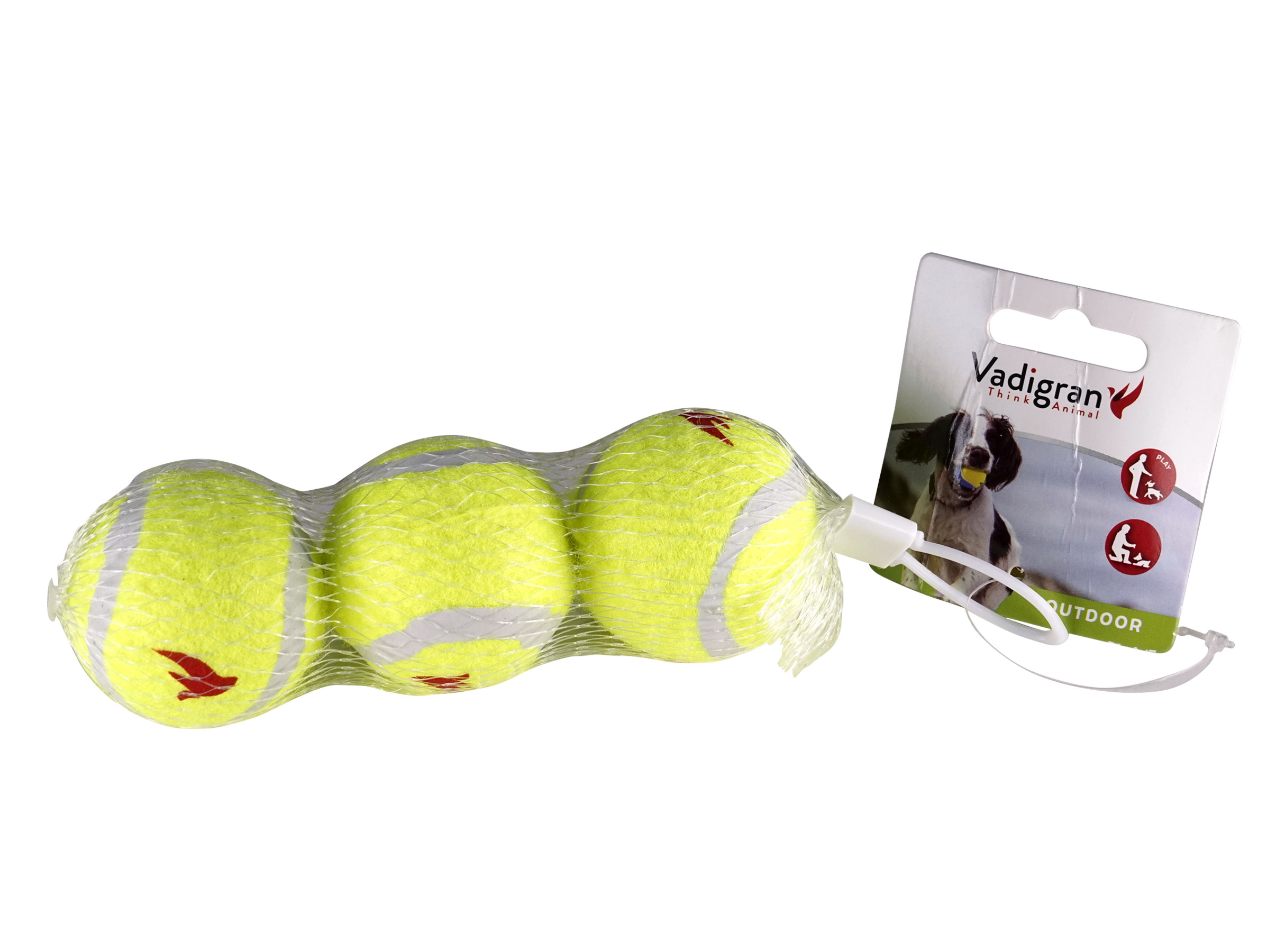 Vadigran Dog toy vinyl tennis balls 5cm(3)