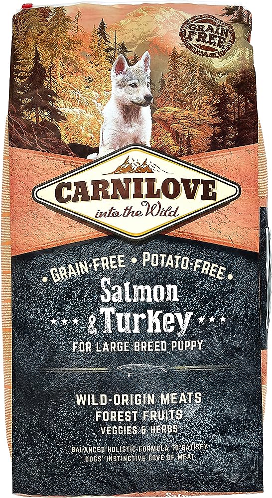 Carnilove Salmon & Turkey for Large Breed Puppies 12kg