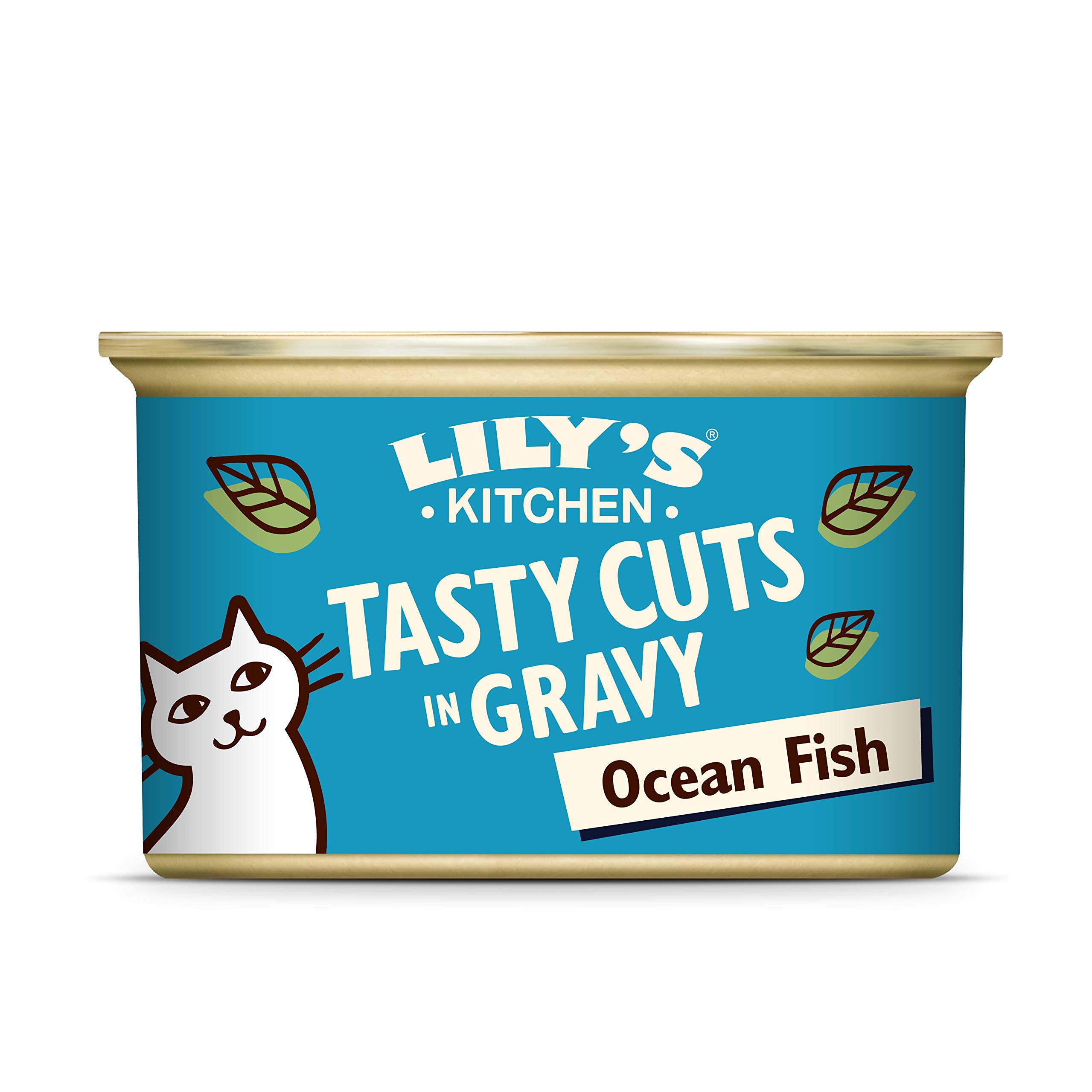 Lily's Kitchen Tasty Cuts Ocean Fish Wet Cat Food (85g)