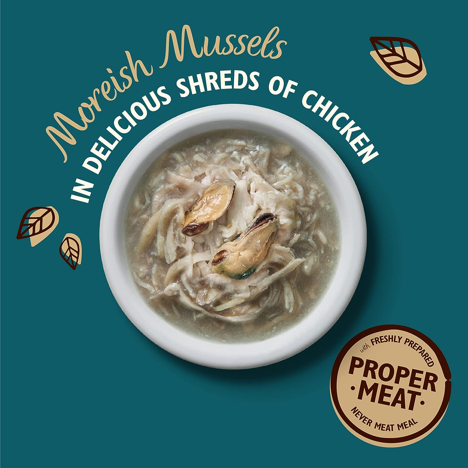 Lily's Kitchen Shredded Fillets Chicken & Mussels in Broth Wet Cat Food (70g)