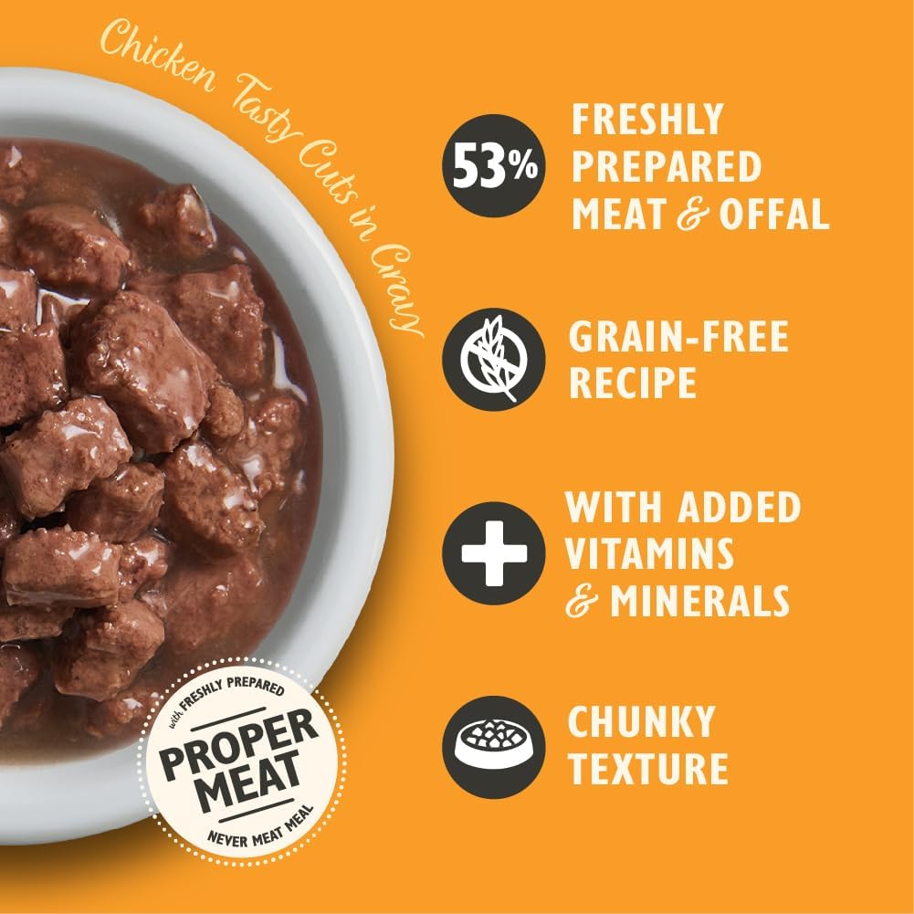 Lily's Kitchen Tasty Cuts Chicken Wet Cat Food (85g)