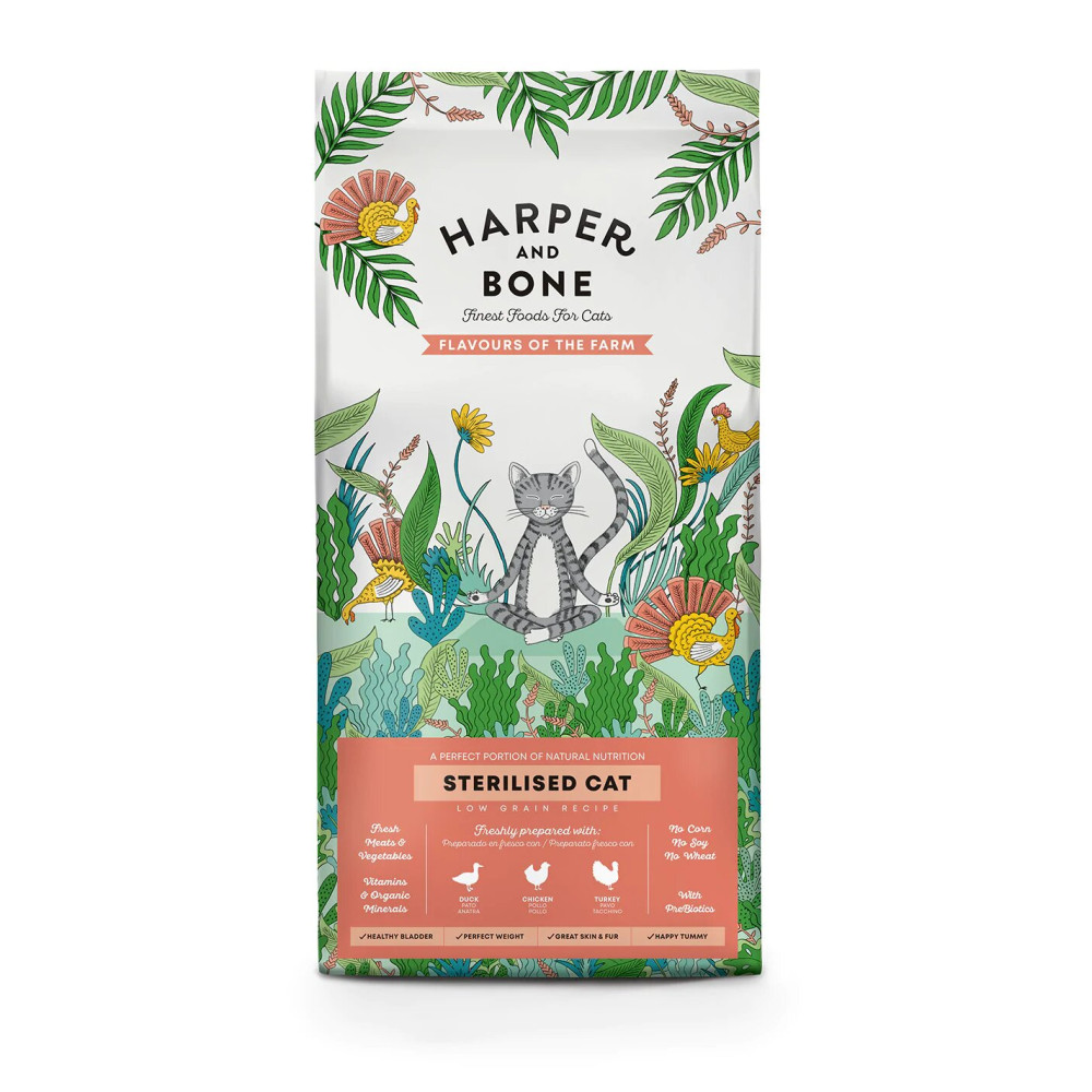 Harper & Bone Cat Sterilised Flavours Farm - 1.5kg