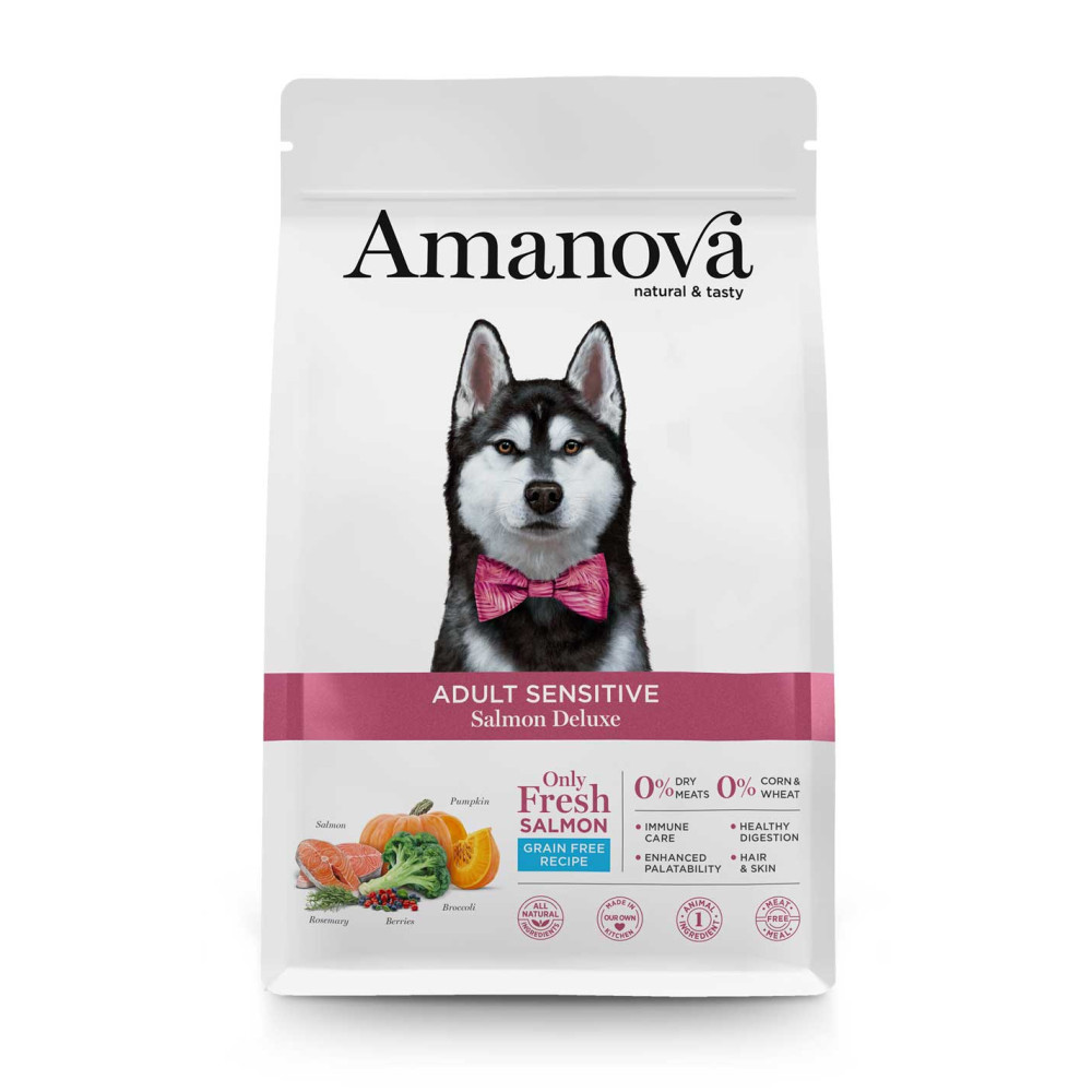 Amanova Dry Adult Sensitive Salmon Deluxe - 2kg