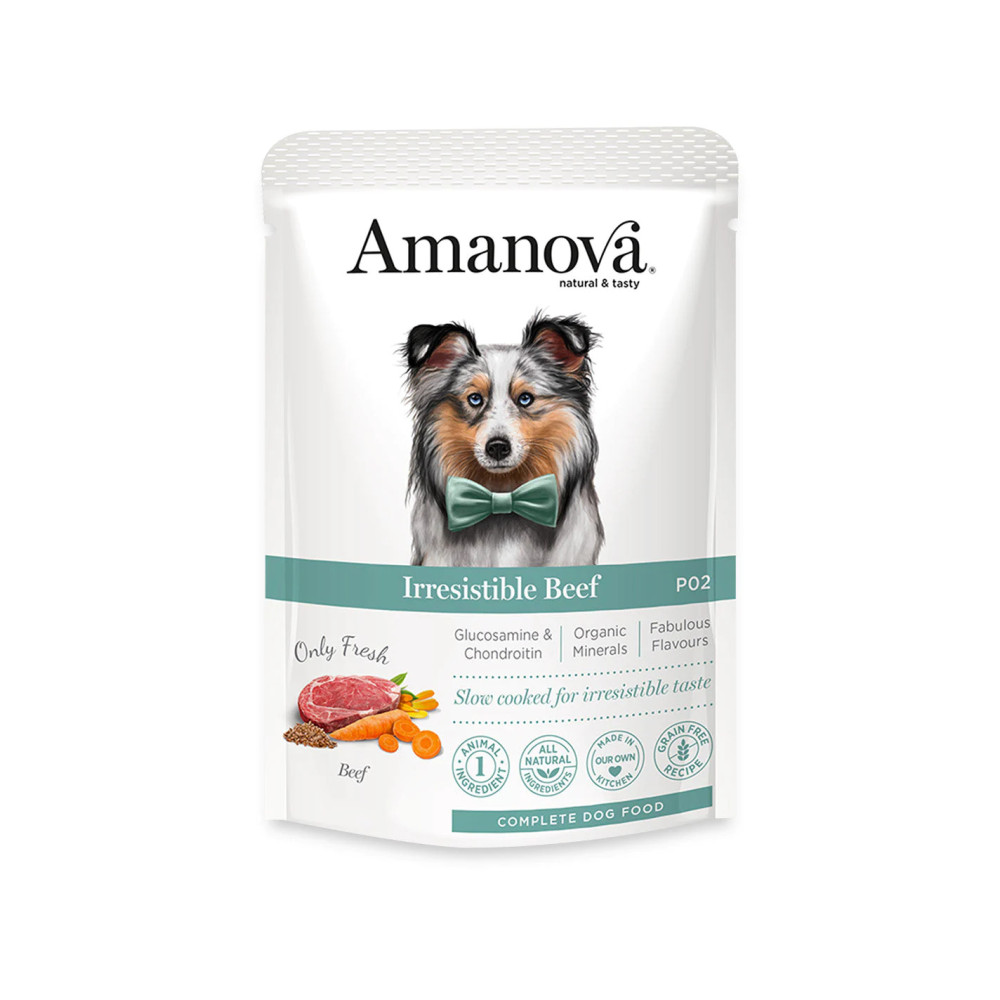 Amanova Wet Adult Irresistible Beef - 100g