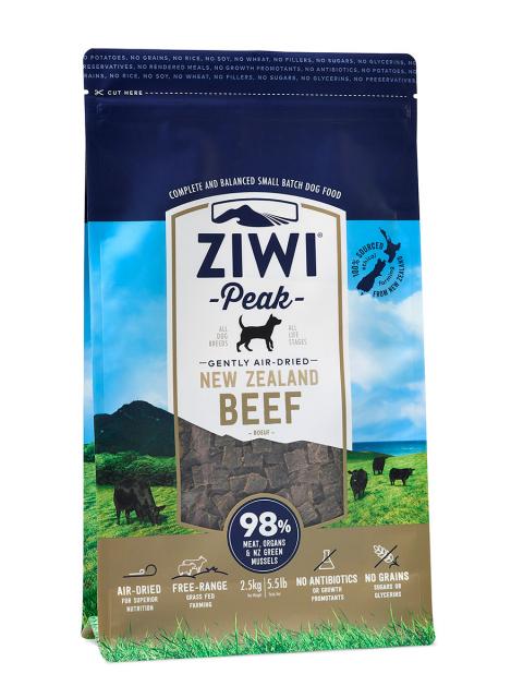 ZiwiPeak Dog Dry Food Beef 2.5KG