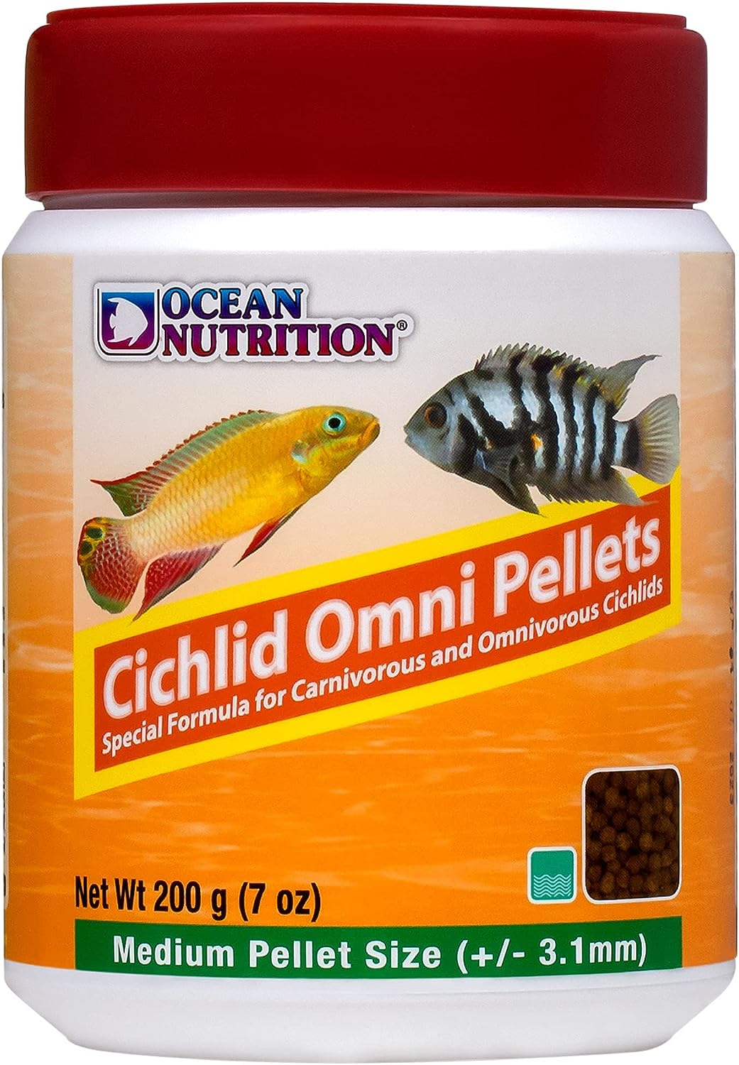 Cichlid Omni Pellets Medium 200g