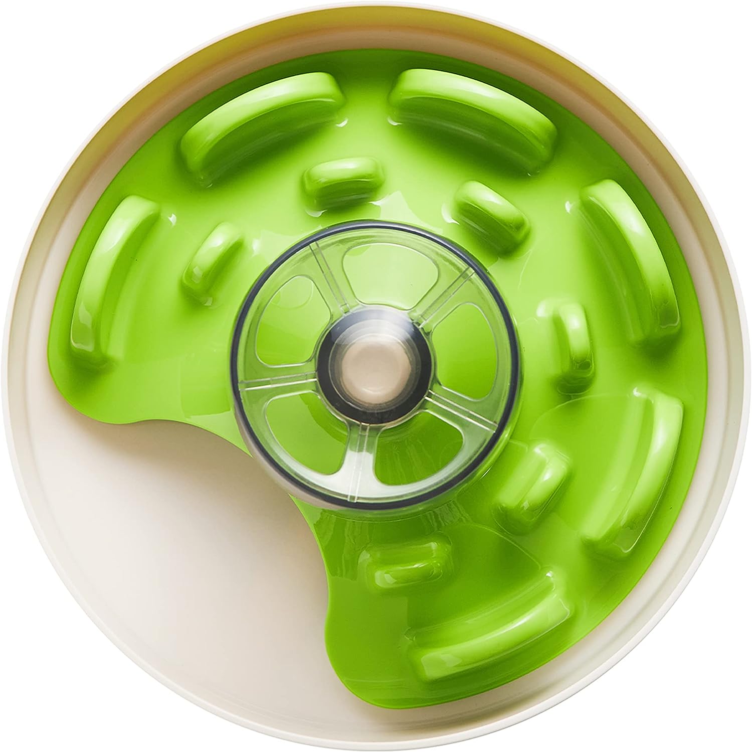 PetDreamHouse SPIN Interactive Feeder UFO Maze Green