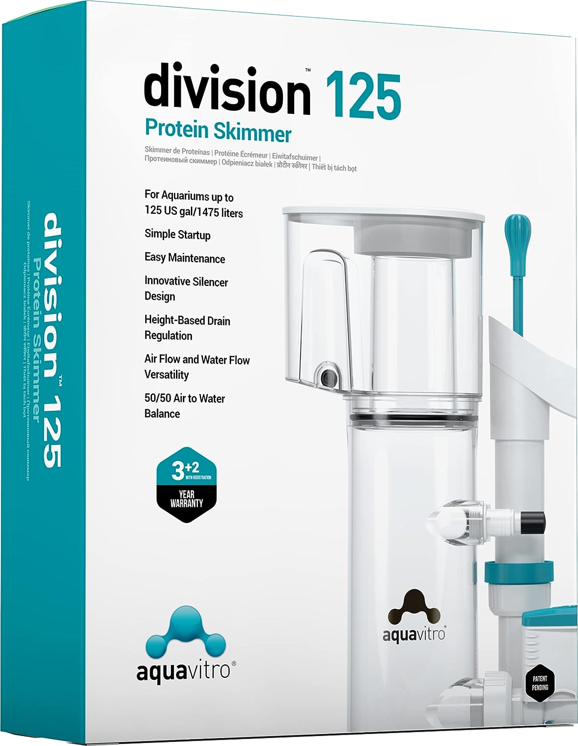 Aquavitro Skimmer Division 125 Uk