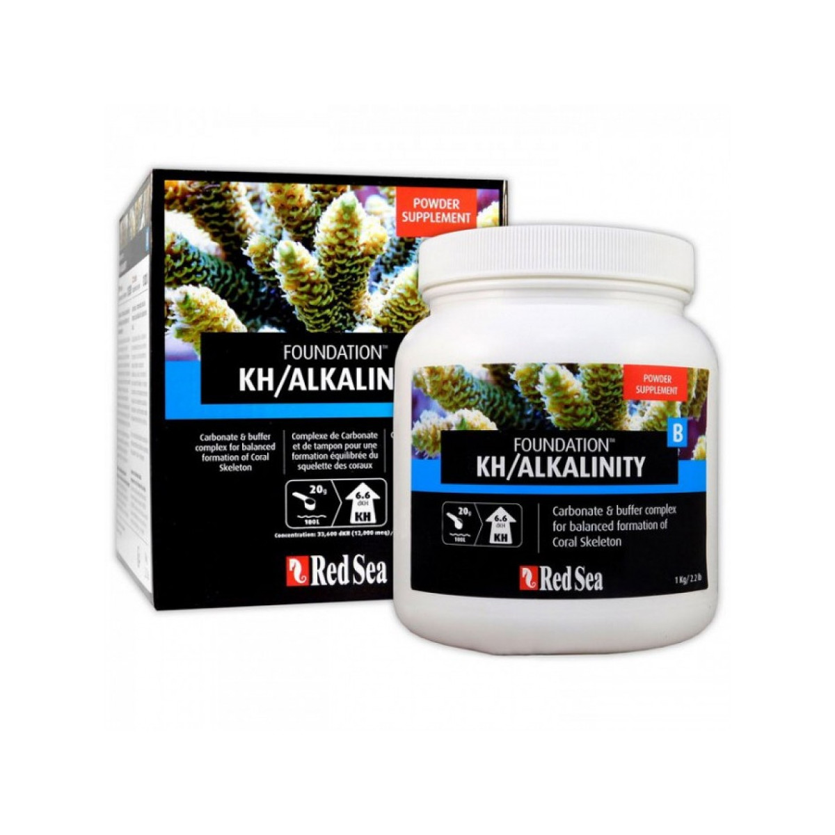 Kh/Alkalinity Foundation  B- 1Kg Powder Supplement