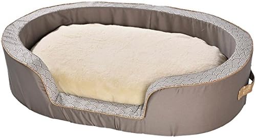 Bobby Seigaiha Basket - Taupe/Large