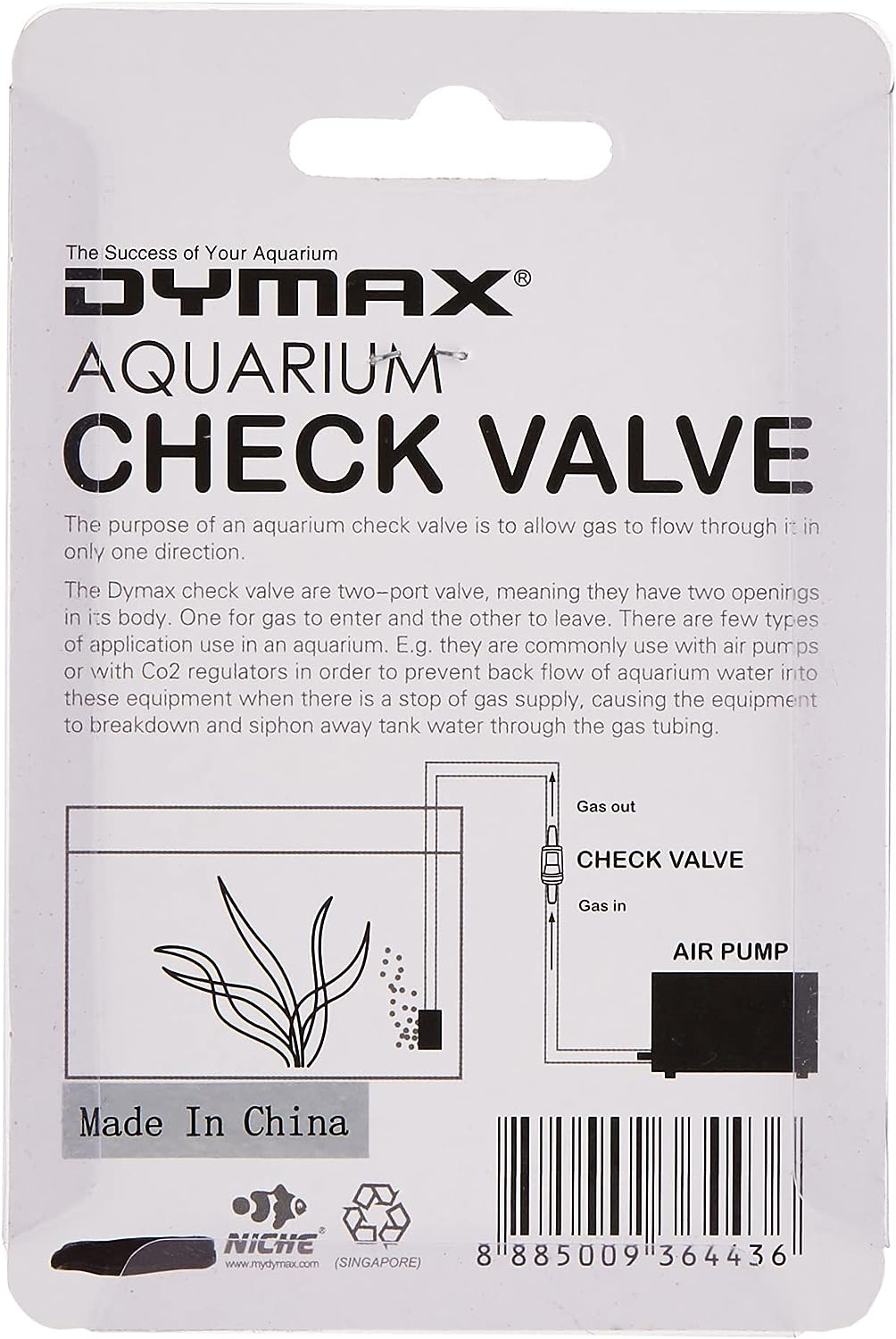 Dymax Check Valve (2Pcs/Pkt)