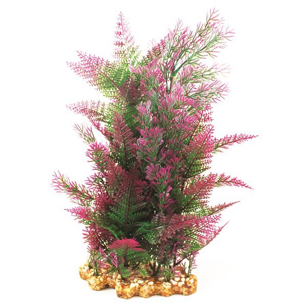 Aqua One Vibrance - Purple Mix Fern With Gravel Base (XL)