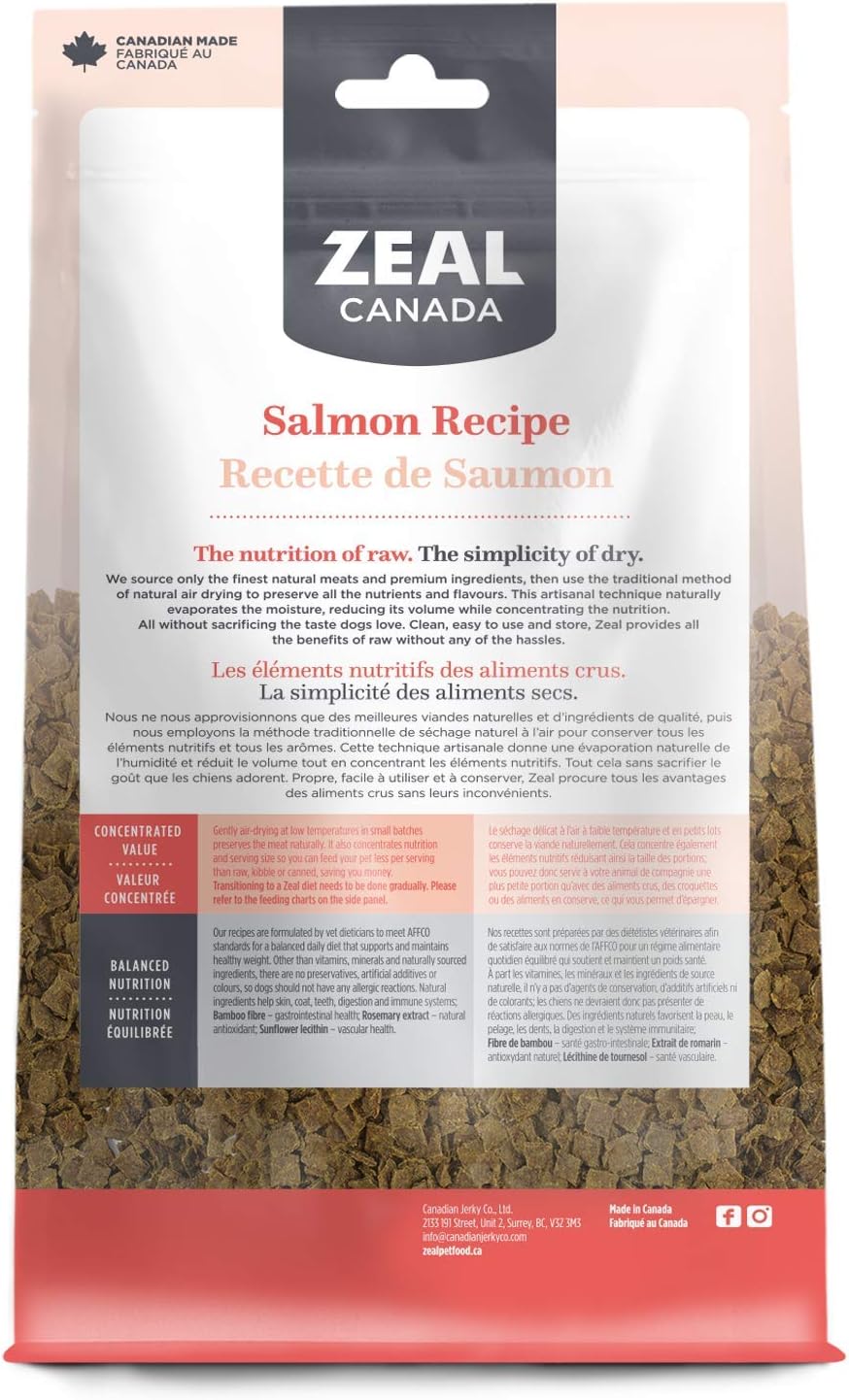 Zeal Gently Air-Dried Salmon for Dogs - 8.8 lbs / 8Kg