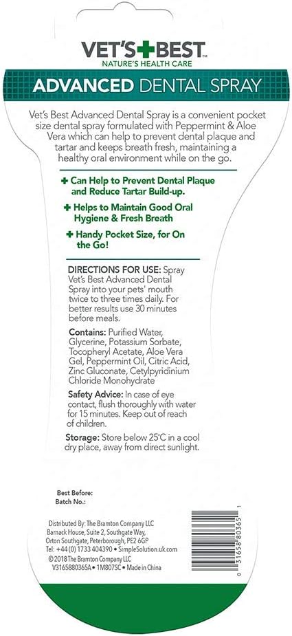 Advanced Dental spray for Dogs 14ML