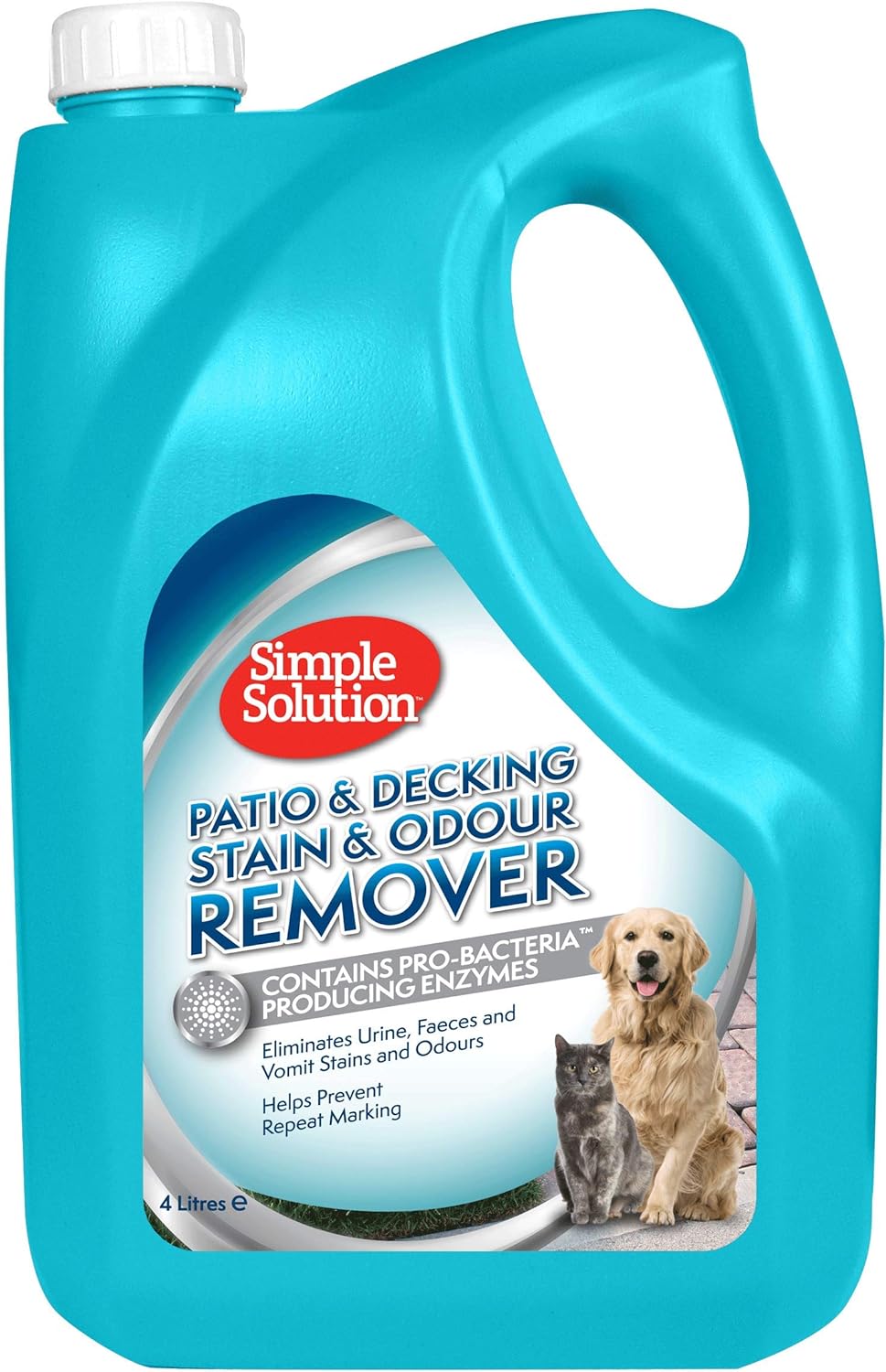 Simple Solution Patio and Decking Pet Stain and Odour Remover, 4 L