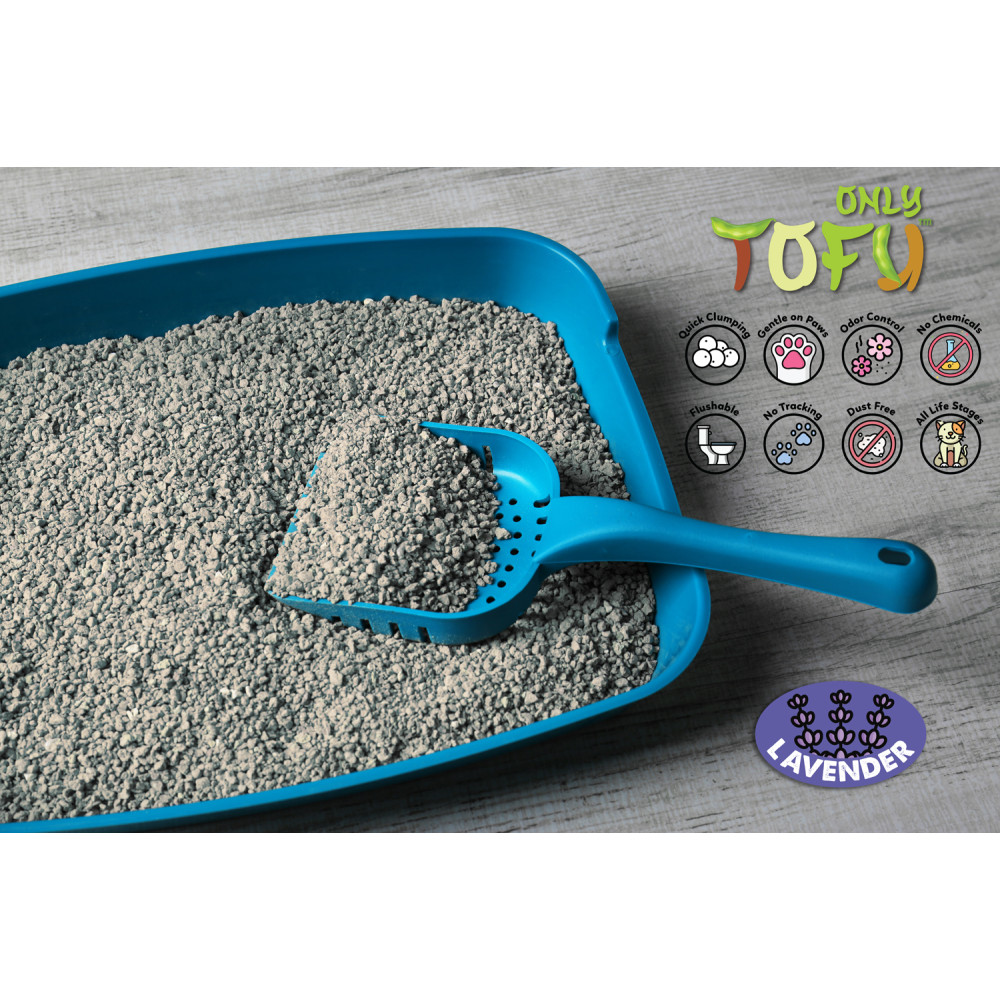 NutraPet Tofu Snowflake Clumping Cat Litter Lavender - 7 Liters